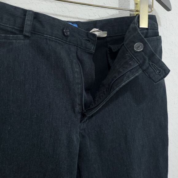 Dockers Pants Womens Large 10 / 12  32x30 High Waisted Rise Casual Flat Front - Picture 6 of 11